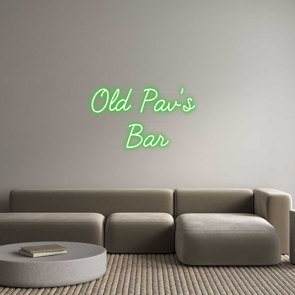 Custom Neon: Old Pav’s 
Bar