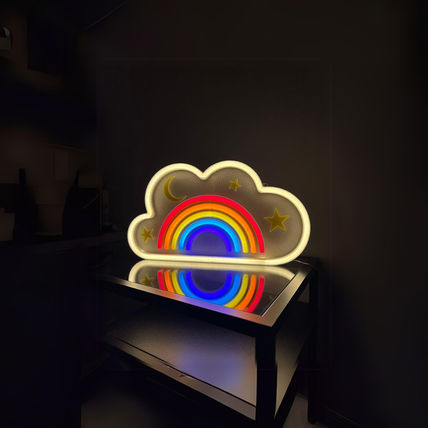 RAINBOW 3D PRINTED CUSTOM NEON SIGN