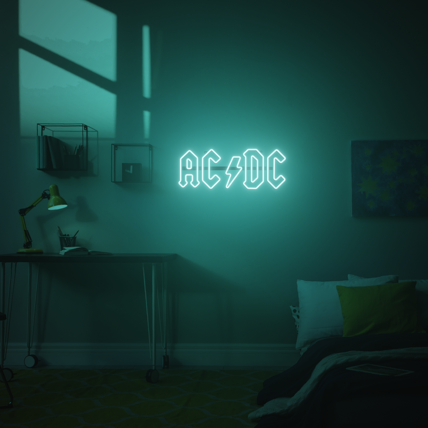 AC/DC 3D PRINTED CUSTOM NEON SIGN