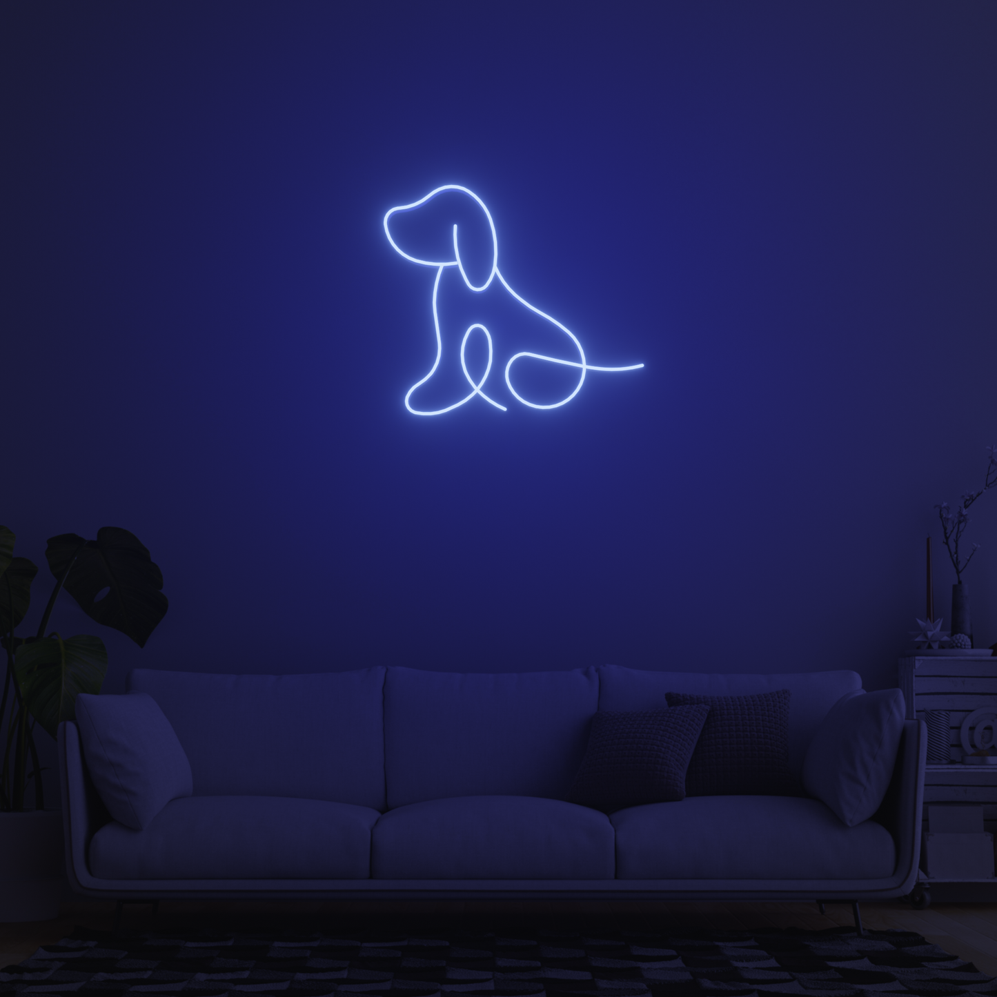 DOG 3D PRINTED CUSTOM NEON SIGN