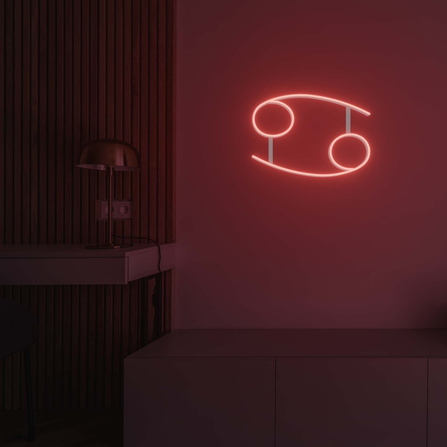 CANCER ZODIAC 3D PRINTED CUSTOM NEON SIGN