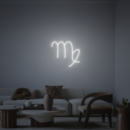 VIRGO ZODIAC 3D PRINTED CUSTOM NEON SIGN